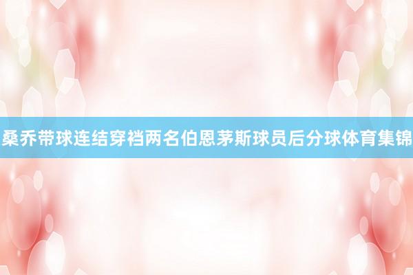 桑乔带球连结穿裆两名伯恩茅斯球员后分球体育集锦