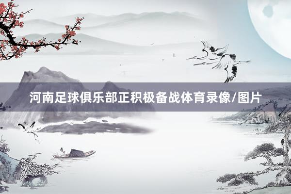 河南足球俱乐部正积极备战体育录像/图片