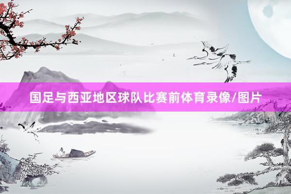 国足与西亚地区球队比赛前体育录像/图片