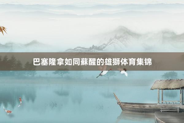 巴塞隆拿如同蘇醒的雄獅体育集锦