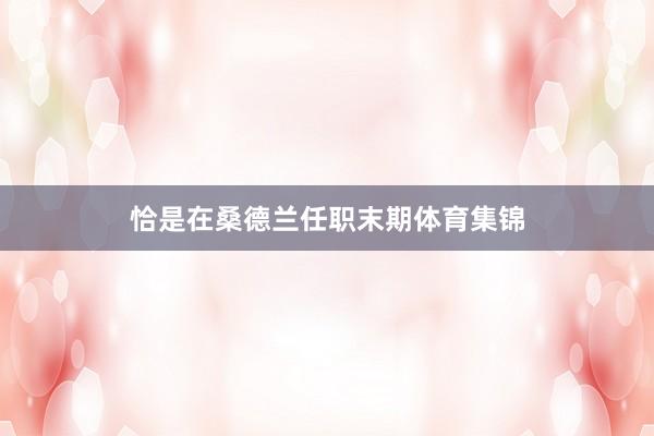 恰是在桑德兰任职末期体育集锦