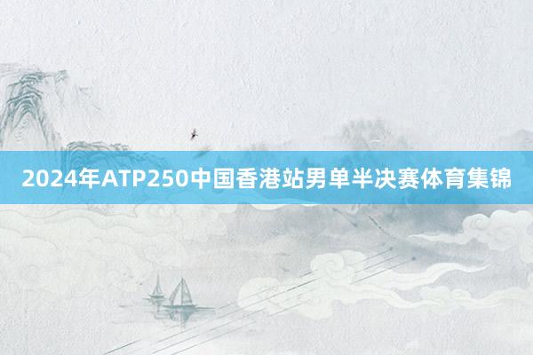 2024年ATP250中国香港站男单半决赛体育集锦