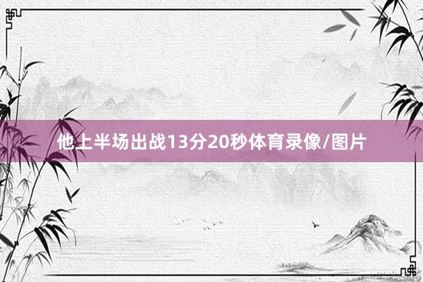 他上半场出战13分20秒体育录像/图片