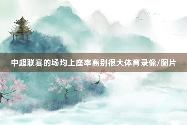 中超联赛的场均上座率离别很大体育录像/图片