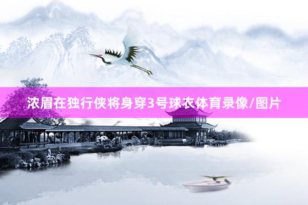 浓眉在独行侠将身穿3号球衣体育录像/图片