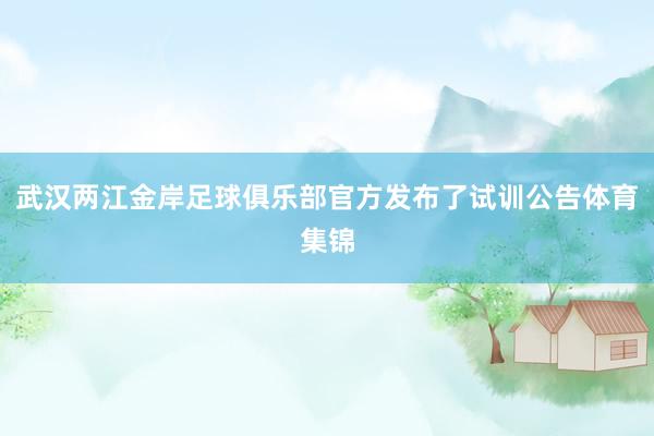 武汉两江金岸足球俱乐部官方发布了试训公告体育集锦
