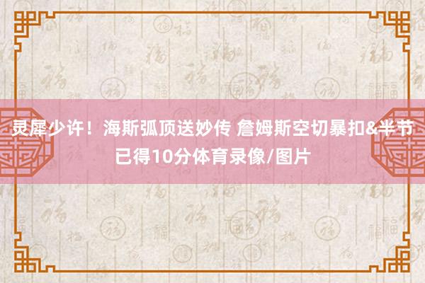 灵犀少许！海斯弧顶送妙传 詹姆斯空切暴扣&半节已得10分体育录像/图片