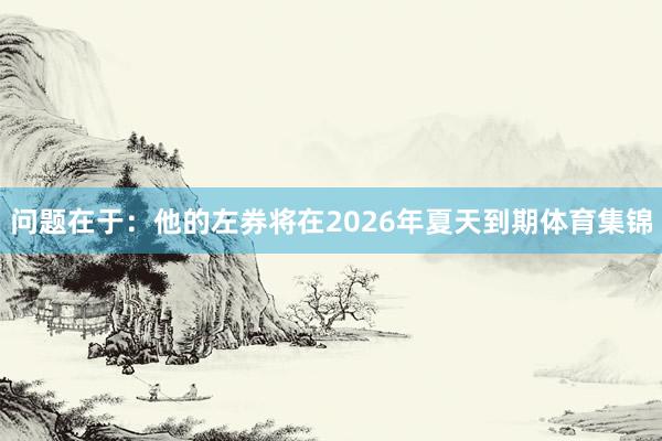 问题在于：他的左券将在2026年夏天到期体育集锦