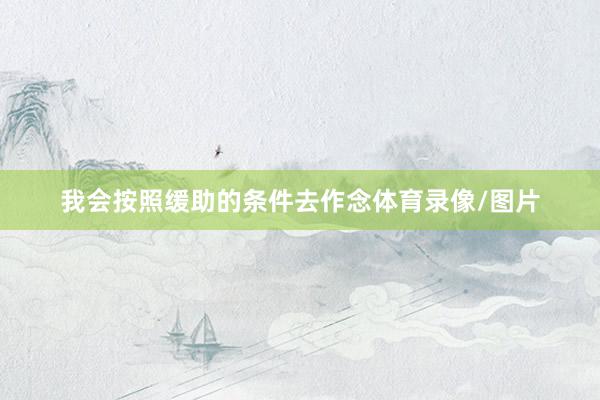 我会按照缓助的条件去作念体育录像/图片