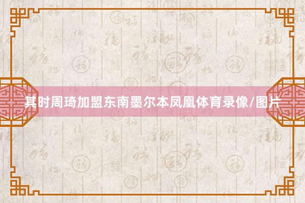 其时周琦加盟东南墨尔本凤凰体育录像/图片
