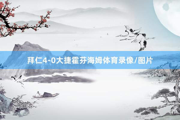 拜仁4-0大捷霍芬海姆体育录像/图片