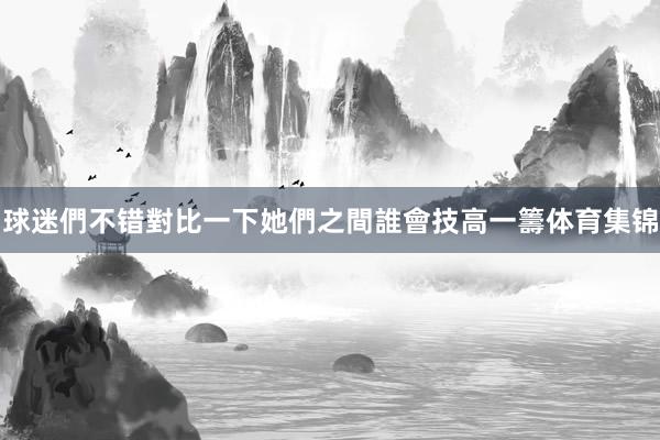 球迷們不错對比一下她們之間誰會技高一籌体育集锦