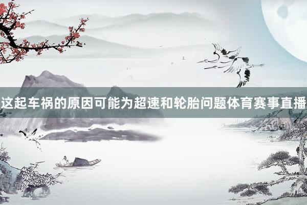 这起车祸的原因可能为超速和轮胎问题体育赛事直播