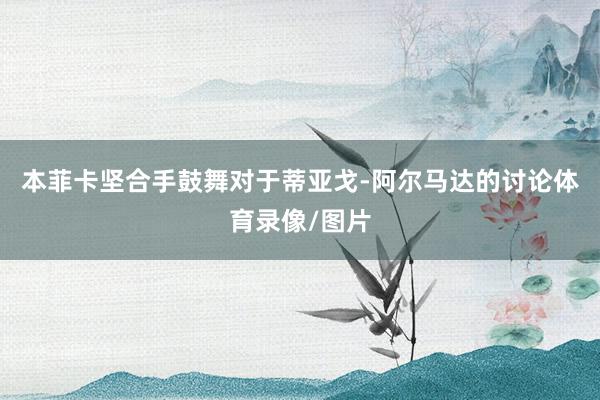 本菲卡坚合手鼓舞对于蒂亚戈-阿尔马达的讨论体育录像/图片