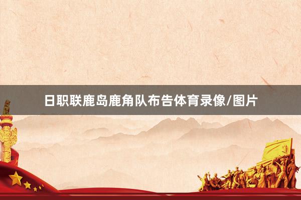 日职联鹿岛鹿角队布告体育录像/图片
